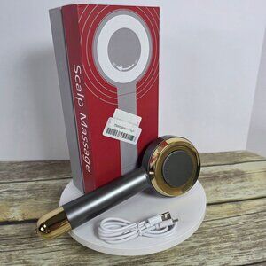 Rechargeable Scalp Massager With LED Therapy & Oil Applicator By VitalEve